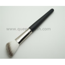 Wood Handle Angled Synthetic Powder Cosmetic Makeup Brush